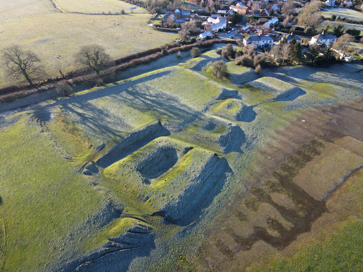 Braybrooke Castle earthworks